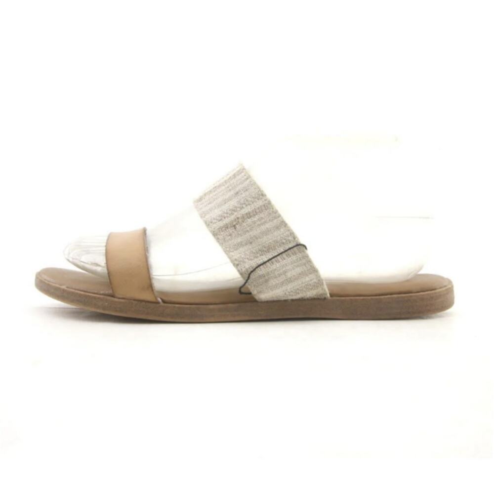 Universal Thread Slide Sandals Women’s US 10 Tan Open Toe Flat Slip On Comfort
